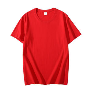 60% algodón 40% poliéster hombres OEM logotipo personalizado impresión bordado Diseño venta al por mayor en blanco liso camiseta en blanco para hombres - Product Image 4