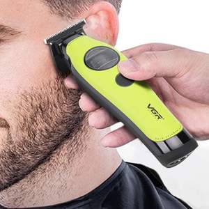 Tondeuse à barbe professionnelle sans fil 7200 tr/min pour hommes, lame en céramique à écartement zéro, tondeuse de barbier, prise US, tondeuse à cheveux à batterie - Product Image 1