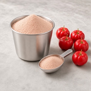 Poudre d'extrait de fruit d'acérola Malpighia emarginata Vitamine C 17%-50% Ingrédient de qualité alimentaire pour compléments alimentaires, boissons et cosmétiques - Product Image 3