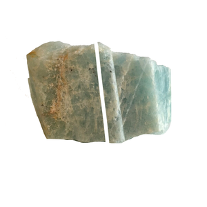 Sujetalibros de piedra aguamarina, piedra de cristal natural, Ágata curativa, chakra, venta al por mayor - Product Image 6