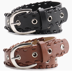 Sangle de ceinture à boucle automatique en cuir véritable Ceintures pour hommes en stock sans boucle Ceintures personnalisées OEM - Product Image 3