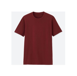 Camisetas de punto de manga corta con cuello redondo color Burdeos de la mejor calidad, tallas grandes con diseño personalizado para hombres directamente desde Bangladesh - Product Image 3