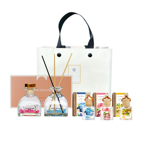 Diffuseur de parfum Even Day Fresh Fragrance, ensemble de 2 pièces, diffuseur en verre en forme de fleur et diffuseur pour voiture, utilisation en intérieur, liquide, fonction rafraîchissante - Product Image 4