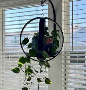 Rustic Wood and <b>Black</b> Iron <b>Lanterns</b> - Product Image 4