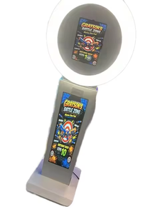 KingSun 2026 New iPad Photo Booth with LCD <b>Screen</b> <b>Stand</b> for Birthday Parties & Events Self-Service Print Metal Construction - Product Image 4