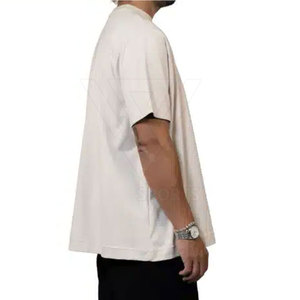 เสื้อยืดไหล่ตกไซส์ใหญ่พิเศษสำหรับผู้ชายเสื้อผ้าลำลอง - Product Image 5