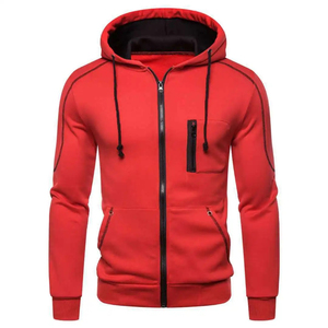 Ensemble de survêtement sportif d'hiver 2025 en coton 100% pour hommes, coupe-vent, avec sweat à capuche et short, grandes tailles - Product Image 5