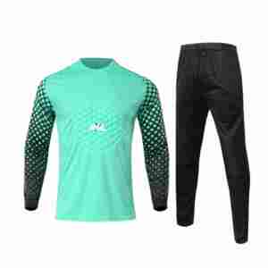 Vêtements de football personnalisés, maillot à manches longues, uniforme de gardien de but, ensemble d'uniformes de gardien de but de football - Product Image 4