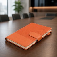 Carnet de notes A5 en cuir PU de haute qualité, relié cousu, avec 120 feuilles, impression numérique, fourniture directe d'usine et service personnalisé
