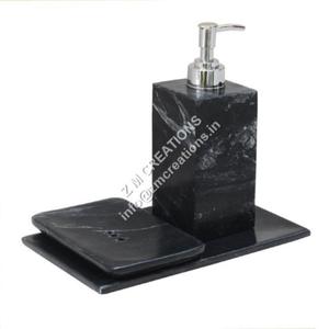 Productos de baño hechos a mano Juegos de baño de mármol blanco hechos a mano duraderos Juego de tocadores decorativos con estampado de logotipo personalizado - Product Image 3
