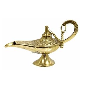 Top Trendy Laiton Gaufré Design Aladdin LampHome And Office Table Décoratif Arabian Design Aladdin Lamp. - Product Image 1