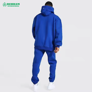 เสื้อฮู้ดลายดาวสีน้ำเงินขายดี ระบายอากาศได้ดี ดีไซน์ล่าสุด ชุดวอร์มผู้ชายสำหรับฤดูหนาว ชุดออกกำลังกาย ชุดวอร์มผู้ชายใส่สบาย - Product Image 4