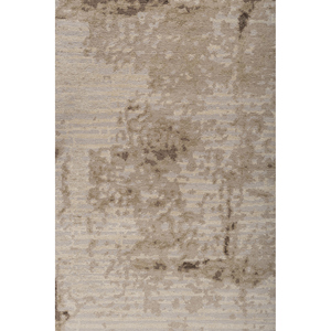 Alfombra de Lana y Seda Anudada a Mano Aprezo AIWS-3023, Color Marfil, Diseño Abstracto, para Sala de Estar, Rectangular, para Adolescentes, para Pasillo, Tipo Rompecabezas, para el Hogar - Product Image 3