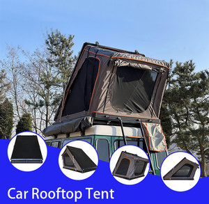 Tente de toit rigide en aluminium Oxford imperméable pour <span class=keywords><strong>camping</strong></span>, installation rapide, pour 2-3 personnes, compatible SUV, quatre saisons, extérieur - Product Image 3