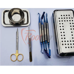 Boîte PRF dentaire de qualité supérieure avec plateau et bol Kit de chirurgie d'implant de finition mate Instruments PRF endodontiques en acier inoxydable - Product Image 4