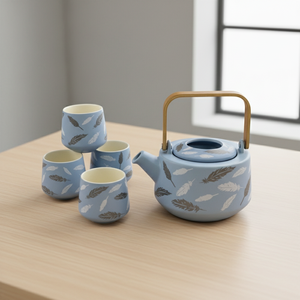 Vente chaude 3460131Seta-1.0 Ensemble de théière pratique Ensemble cadeau complet pour les cérémonies traditionnelles du thé - Product Image 4