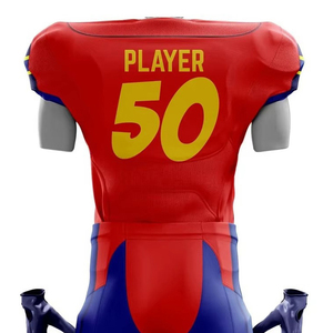 Nouvel uniforme de football américain personnalisé, best-seller, imprimé numériquement, manches courtes, séchage rapide, respirant, meilleur design, unisexe - Product Image 5
