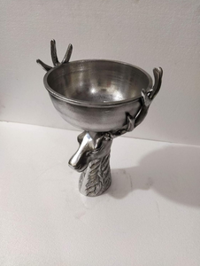 Vendeur chaud bol en métal support en bois de cerf décor de table de mariage fruits dessert fruits secs bols de service maison cuisine table à manger - Product Image 5