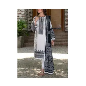 파키스탄 스타일의 Salwar 정장은 무거운 자수 작업 잔디 정장/파키스탄 드레스 salwar kameez와 이슬람 드레스를 착용