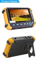 Portable 5 pouces CCTV testeur moniteur CVI CVBS analogique AHD CCTV caméra équipement de Diagnostic UTP PTZ câble Surveillance accessoires