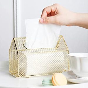 High Quality Customized <b>Tissue</b> Box Holder Premium Look Metal <b>Tissue</b> Box for Hotel Caffe Table Top Restaurant Decor Napkin Usage - Product Image 2