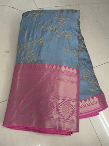 Tela de Lehenga de Lujo con Bordado de Lentejuelas Pesadas, Material de Alta Calidad para Choli Nupcial, Atuendos Tradicionales de Boda, Ropa de Boutique - Product Image 4