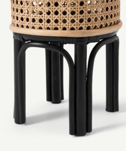 Pot de plantes en rotin naturel, en osier, jardinière en rotin tissé, support de plante pour décoration intérieure et extérieure - Product Image 3