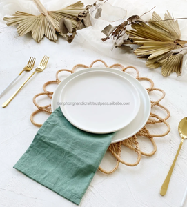 NEW STYLE Natural Seagrass Rattan <b>Placemats</b> Round Woven <b>Placemats</b> <b>for</b> Dining <b>Tables</b> Tablemat Jute <b>Placemat</b> Made in Vietnam - Product Image 3