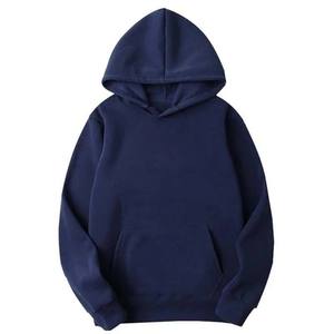 Sweat à capuche unisexe uni, impression personnalisée disponible, streetwear OEM, coton lourd, tissu doux et durable, sweat à capuche chaud pour l'hiver - Product Image 2