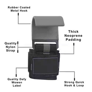 Ganchos de protección de Palma de levantamiento de pesas de neopreno de alta calidad equipo de gimnasio ligero - Product Image 3