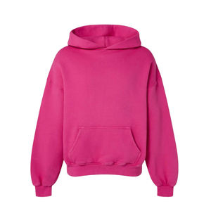 Sweat-shirt décontracté pour homme en gros, style pull, lourd, uni, épaules tombantes, sur mesure, coupe classique, automne, unisexe, brodé - Product Image 1