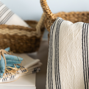 Taste Trends Luxury 100% Raw Cotton Turkish Peshtemal Fouta Quick Dry Striped Eco-Friendly Lightweight Beach Pool <b>Towel</b> Sand - Product Image 3