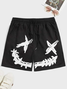 Short de basket-ball en maille de polyester 100% personnalisé confort, short de bain en maille assorti à la taille élastique cordon de serrage - Product Image 5