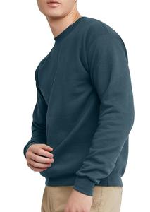 Conjuntos de Sudaderas de Invierno Unisex de Algodón y Felpa de Color Sólido con Estampado Personalizado y Bordado de Nuevo Diseño, Cuello Redondo, Corte Regular, Venta al por Mayor - Product Image 4