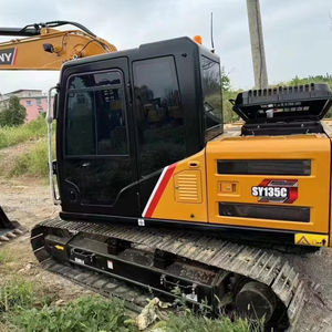 Vente flash : Excavatrice hydraulique Sany SY135C d'occasion, modèle 2022, 13,5 tonnes, performances supérieures, faible nombre d'heures, composants principaux inclus, testée - Product Image 1