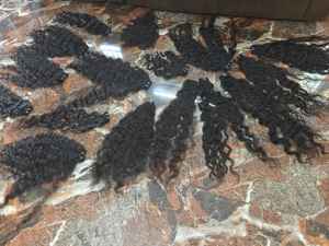 มัดผมมนุษย์แท้100% ผมมนุษย์แบบตรงสองชั้น12A 10A มัดผม15A เวียดนาม - Product Image 3