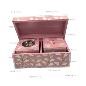 Quemador de Oud de madreperla de diseñador con caja de madera y bandeja Quemador Mabkhar de calidad de lujo a precio asequible - Product Image 4