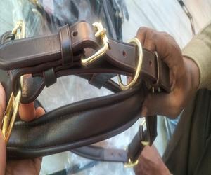 Miniature Horse <b>Leather</b> Halter High Quality OEM ODM Comfort Direct Factory Outdoor Sports Equestrian Horse Riding Kanpur India - Product Image 6