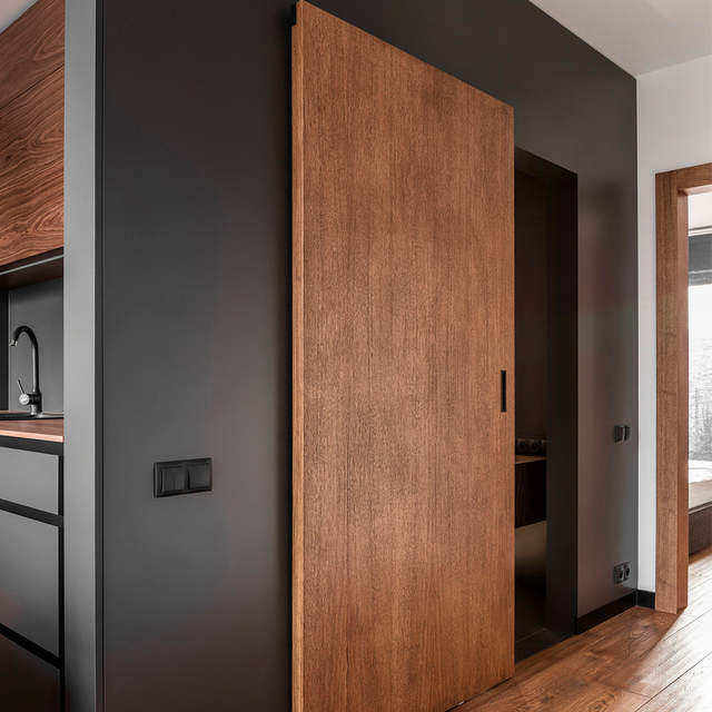 Magic 2 Double Soft Close Wall Mount Concealed Sliding System for Wood Doors for Interior Door Diy Sliding Pocket Door
