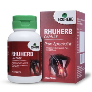 Rhuherb แคปซูลพืชธรรมชาติสูตรสารสกัดจากสมุนไพรสำหรับความเป็นอยู่ของร่างกายทั่วไป - Product Image 1