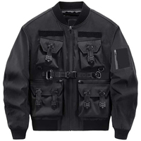 Blouson Bomber Homme Tendance Personnalisable de Haute Qualité – Tissu Doux, Confortable, Imperméable, Coupe-Vent, Respirant, Logo Frontal