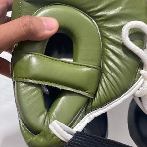 Protector de Cabeza Profesional para Entrenamiento de Boxeo, Logotipo Personalizado, Protección Facial Completa, Material de Cuero Duradero - Product Image 3