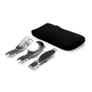 Set di posate pieghevoli personalizzate per campeggio e avventure all'aperto - Product Image 2