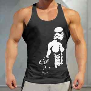 Camiseta sin mangas de gimnasio de verano para hombre, ropa deportiva transpirable, chaleco sin mangas de talla grande, camisas para hombre - Product Image 2