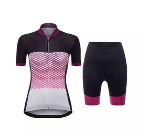 Ensemble de maillot de cyclisme personnalisé pour femme célèbre nouvelle marque avec pantalon de cyclisme de vélo assorti - Product Image 4