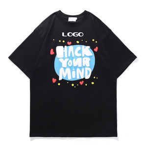 T-shirt imprimé bouffant de couleur unie de style personnalisé pour les hommes - Product Image 3