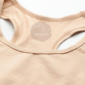 High Quality Breathable Women Sports <b>Bra</b> with Front Logo High Support Adjustable <b>Straps</b> U-Neck Yoga Sports <b>Bra</b> Made in Pakistan - Product Image 6