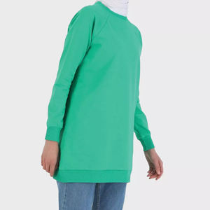 Couvre-corps Vêtements de sport musulmans Costume islamique Femmes musulmanes Sweat à capuche Modeste Coton Fitness Wear Sweats à capuche pour femmes - Product Image 4