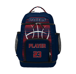 Sac à dos de basketball en polyester et nylon léger et luxueux avec motif lettres, capacité 20-35L pour le sport et les voyages - BB-0059D - Product Image 6