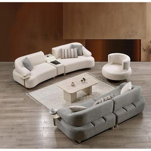 Ensemble de meubles de salon Koltuk Takımı Siena 3 + 3 + 1 de qualité supérieure avec confort et style - Product Image 2